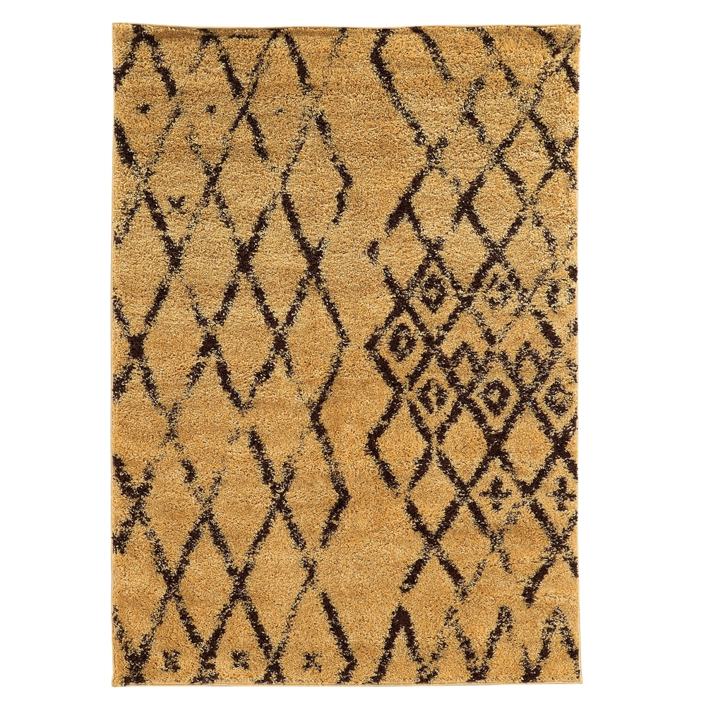 Moroccan  Marrekes Camel/Brown 8x10 Rug. The main picture.