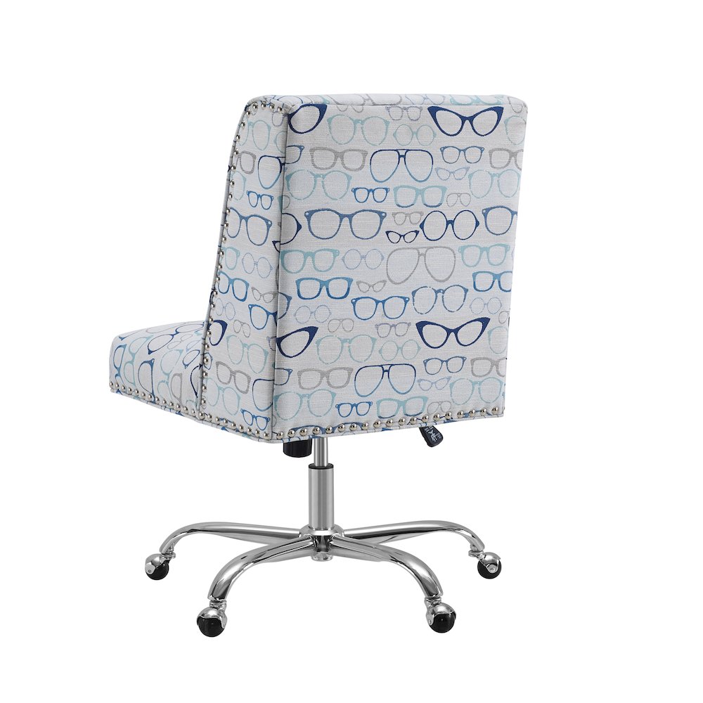 Draper Office Chair, Glasses Print. Picture 2