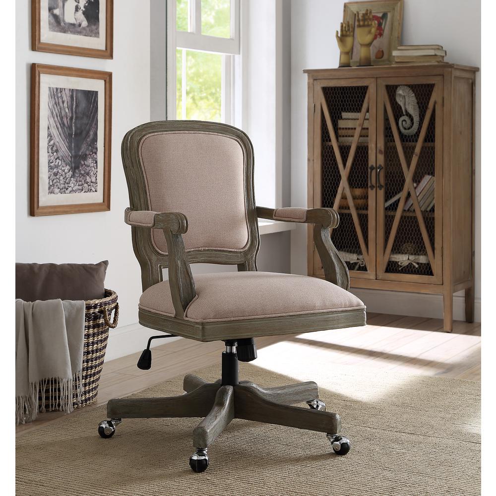 Maybell Office Chair, Natural. Picture 3