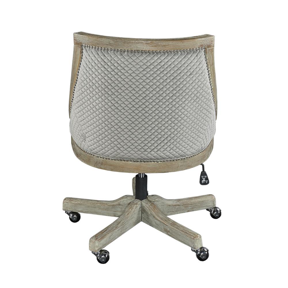 Mimi Quilted Office Chair, Gray. Picture 4
