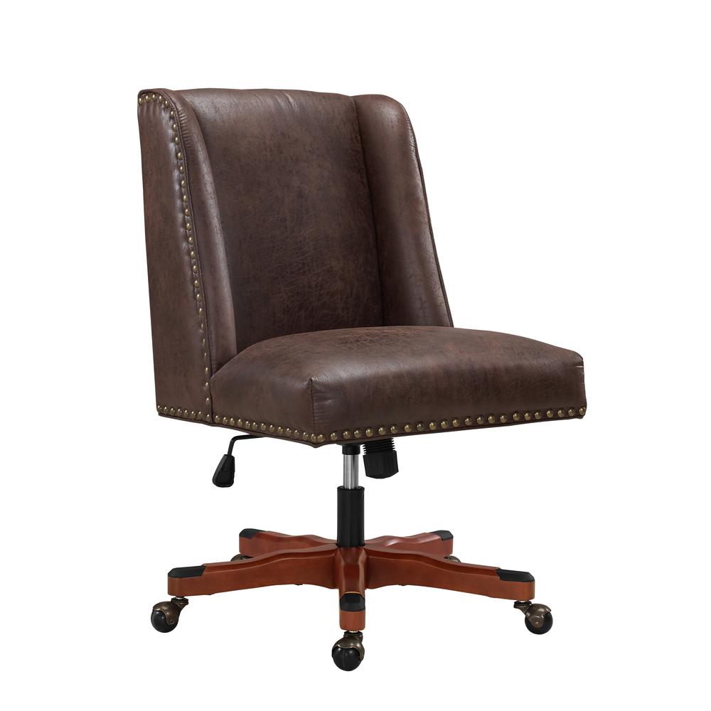 Draper Office Chair, Brown. Picture 1