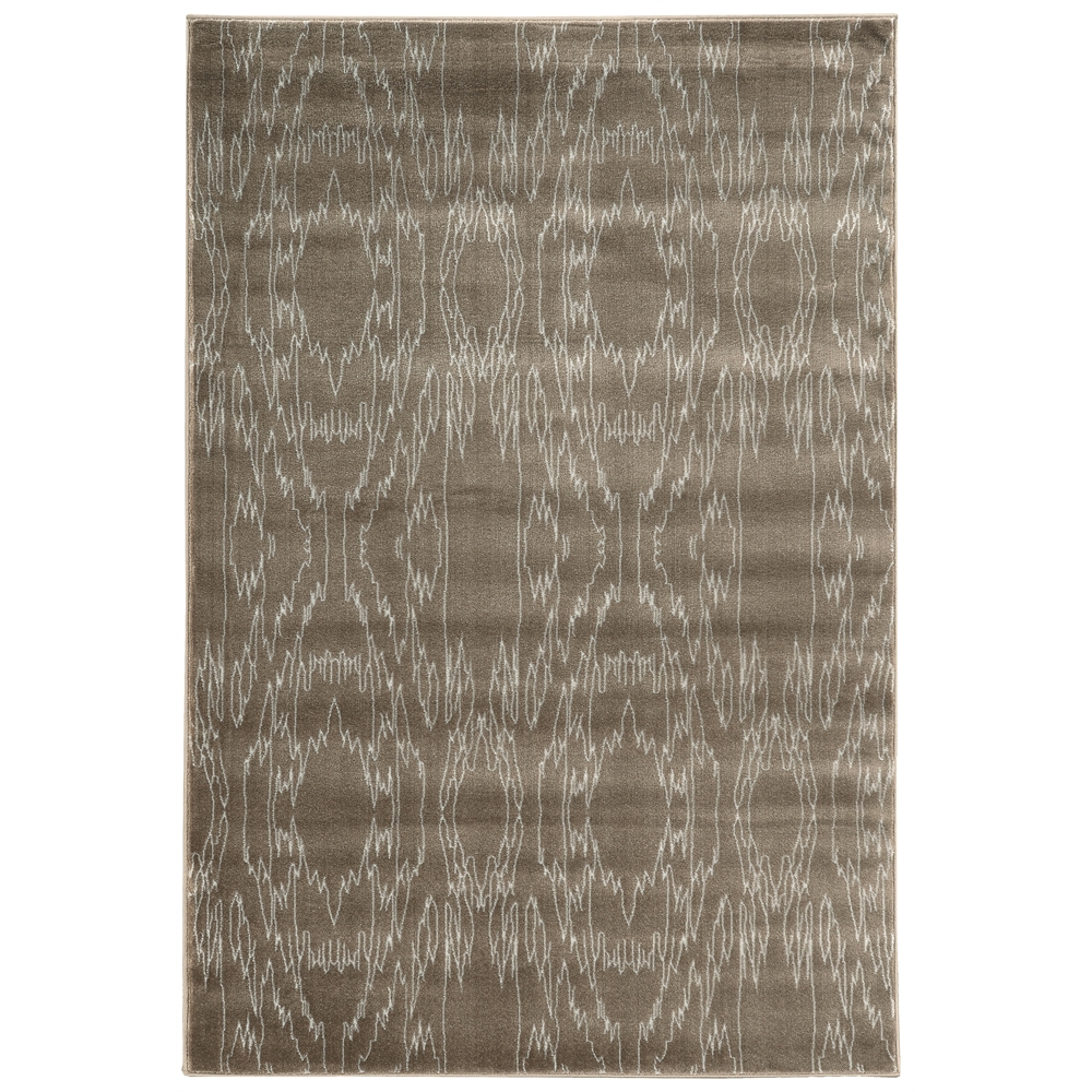 Prisma Electric Dark Brown Rug, Size 5'3"x7'6". The main picture.