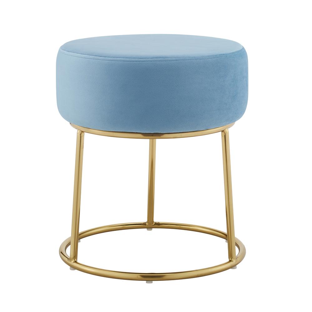 Bandi Accent Vanity Stool, Navy Blue. Picture 5