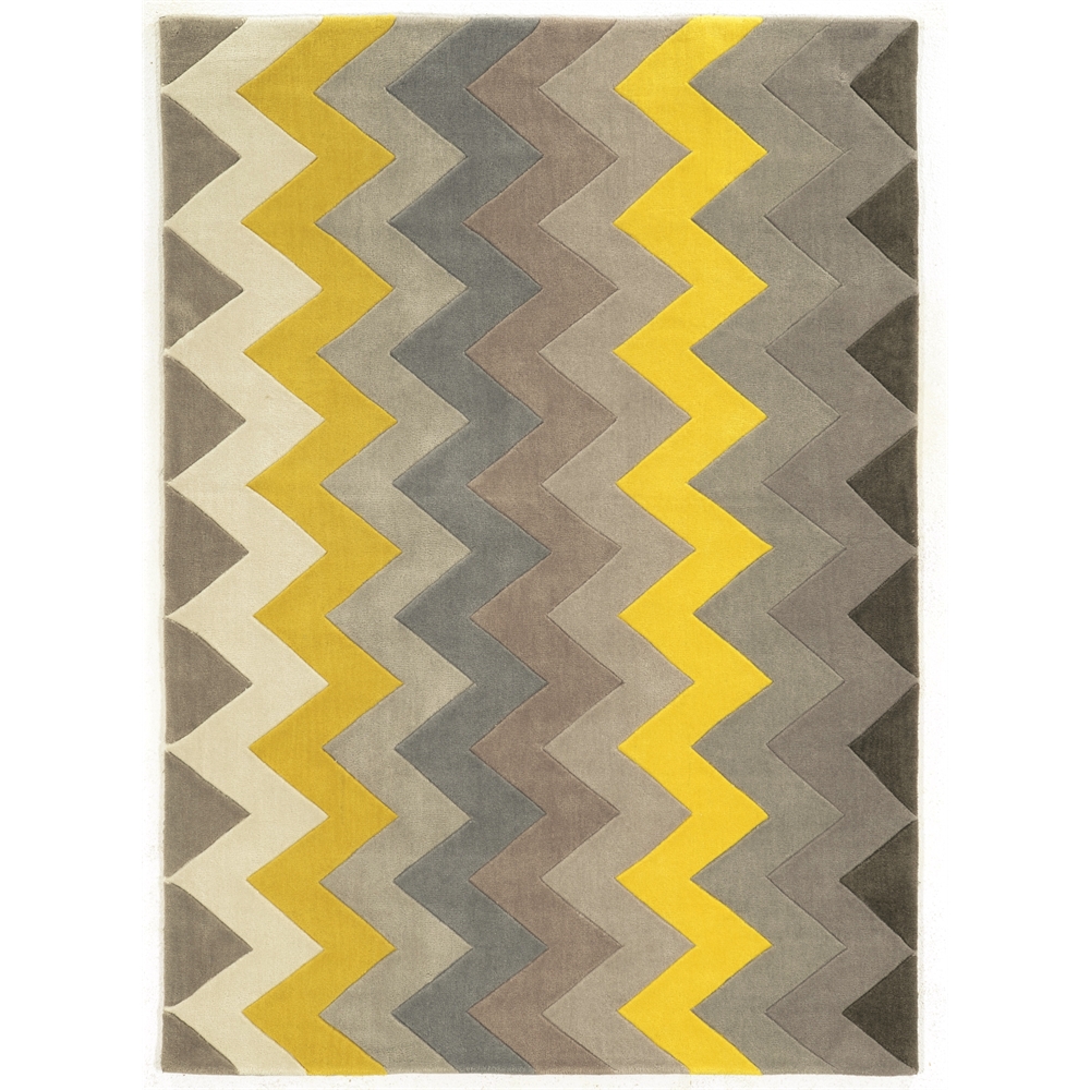 Trio Collection Grey Rug, Size 5 x 7. Picture 1