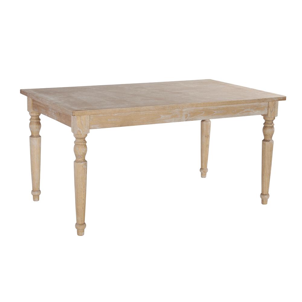 Avalon Light Natural Brown Rectangle Table. Picture 1