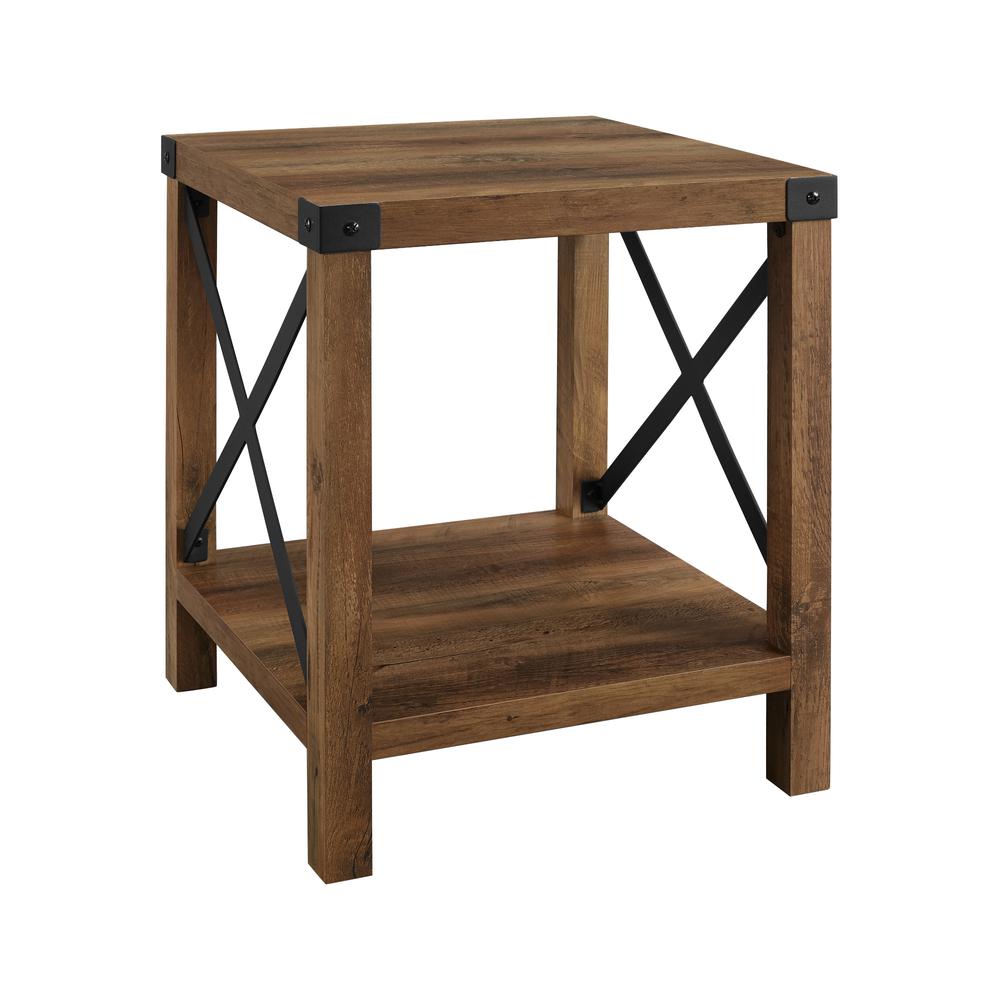 Urban Industrial Side Table - Rustic Oak Collection, Belen Kox. Picture 1