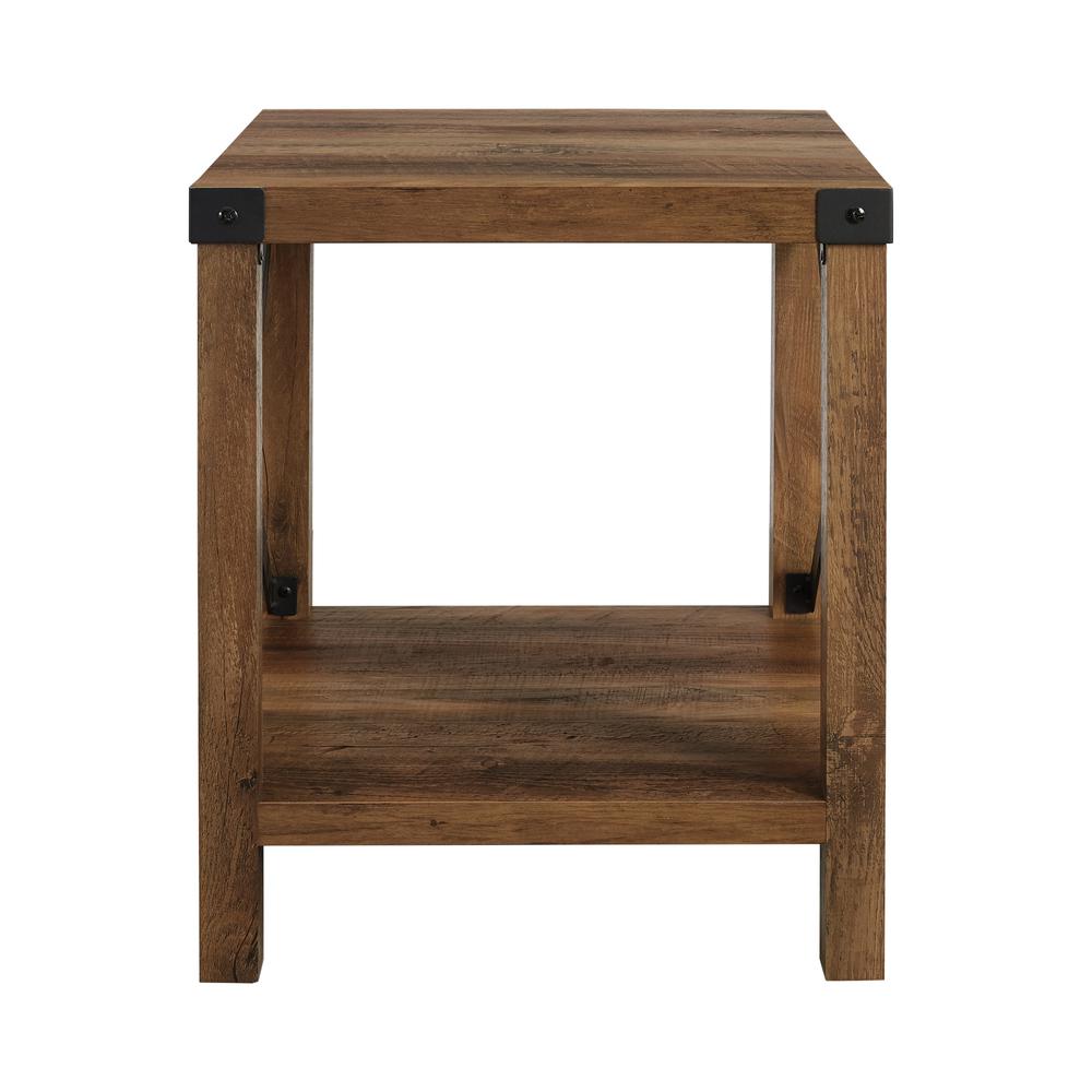 Urban Industrial Side Table - Rustic Oak Collection, Belen Kox. Picture 3