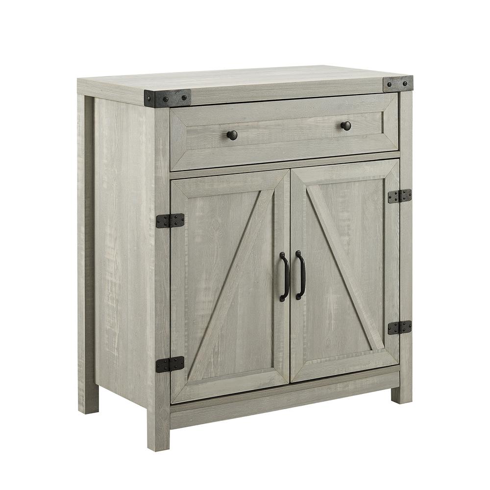 Rustic Farmhouse Accent Cabinet - Stone Grey Collection, Belen Kox. Picture 1