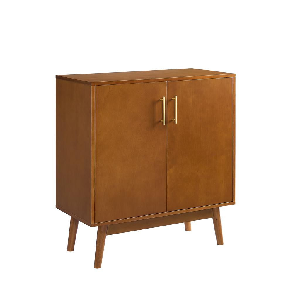 30" Mid Century Modern Accent Cabinet - Acorn. Picture 1