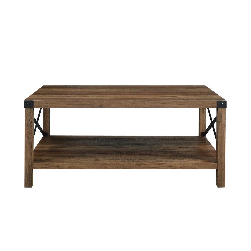 Industrial Rustic Coffee Table - Rustic Oak Collection, Belen Kox. Picture 4