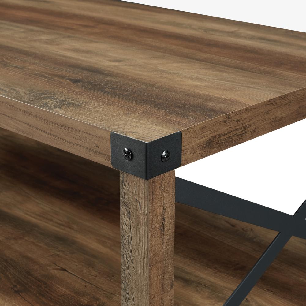 Industrial Rustic Coffee Table - Rustic Oak Collection, Belen Kox. Picture 5