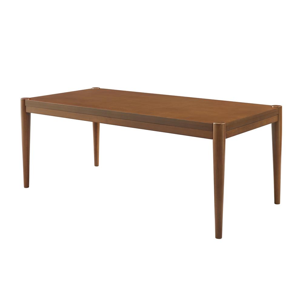 46" Tapered Leg Coffee Table - Acorn. Picture 1