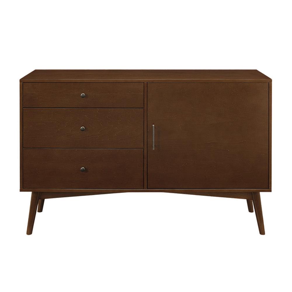 angelo:HOME 52" Mid Century Modern TV Stand - Walnut. Picture 2