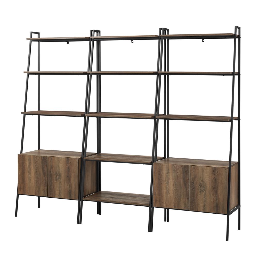 3-piece Bookcase Set - Reclaimed Barnwood. Picture 3