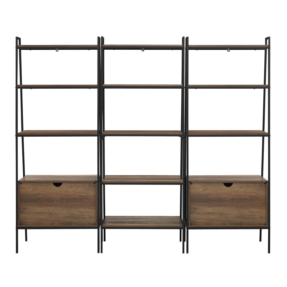 3-piece Bookcase Set - Reclaimed Barnwood. Picture 4