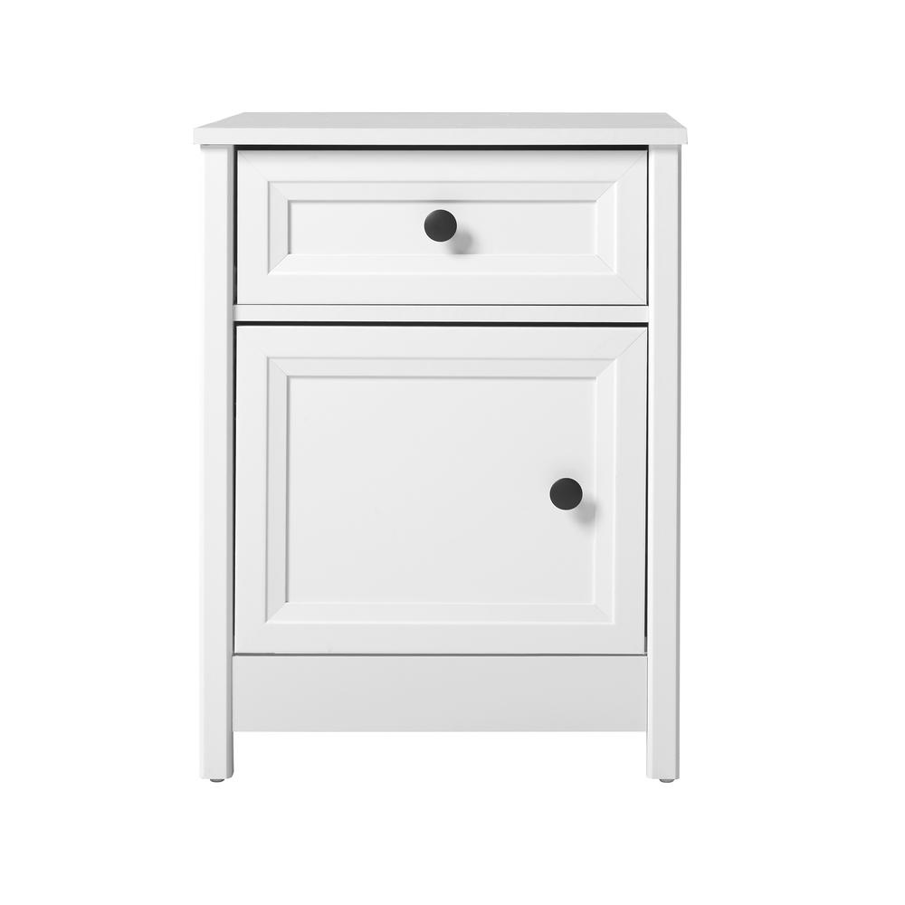 Classic Groove Nightstand - White. Picture 1