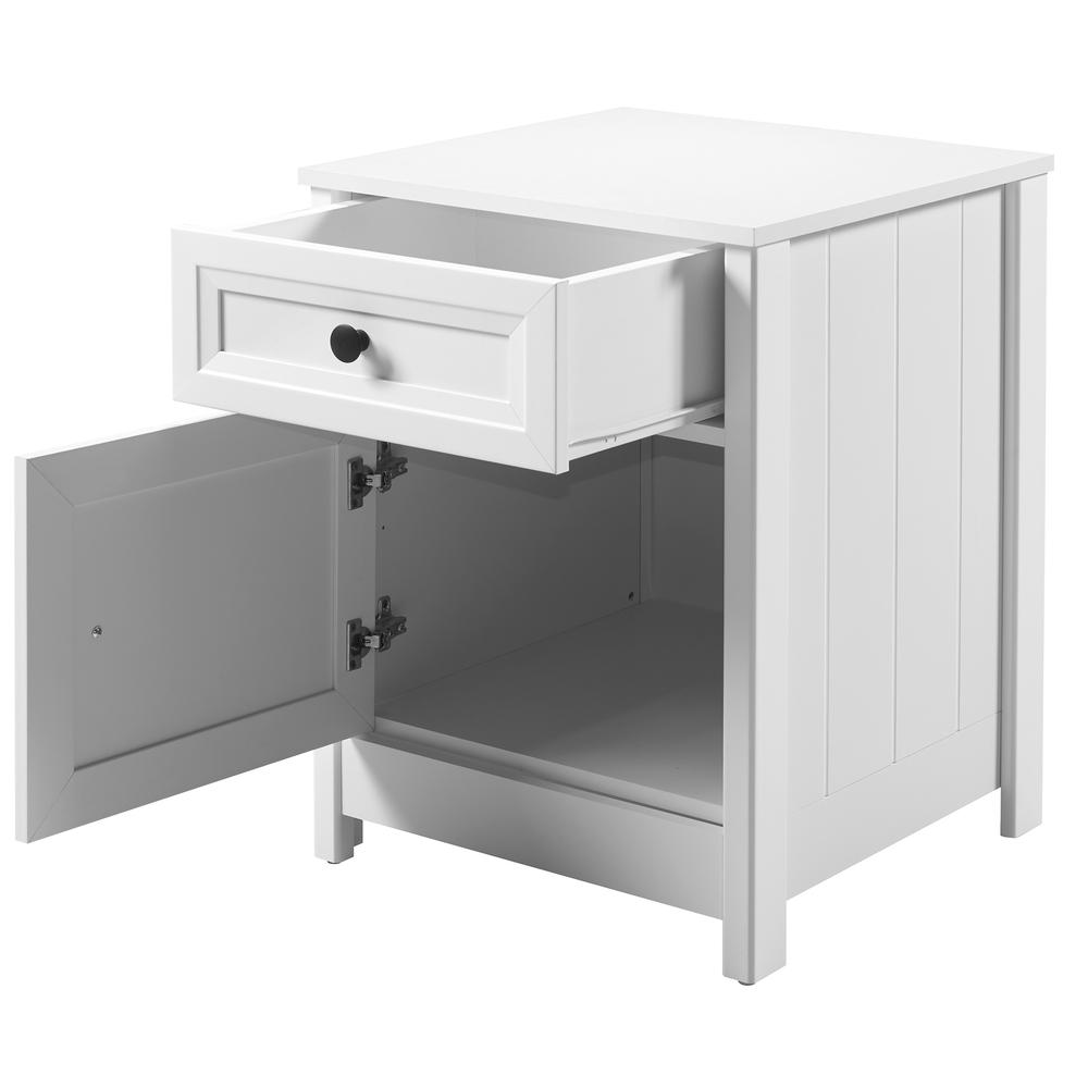Classic Groove Nightstand - White. Picture 2