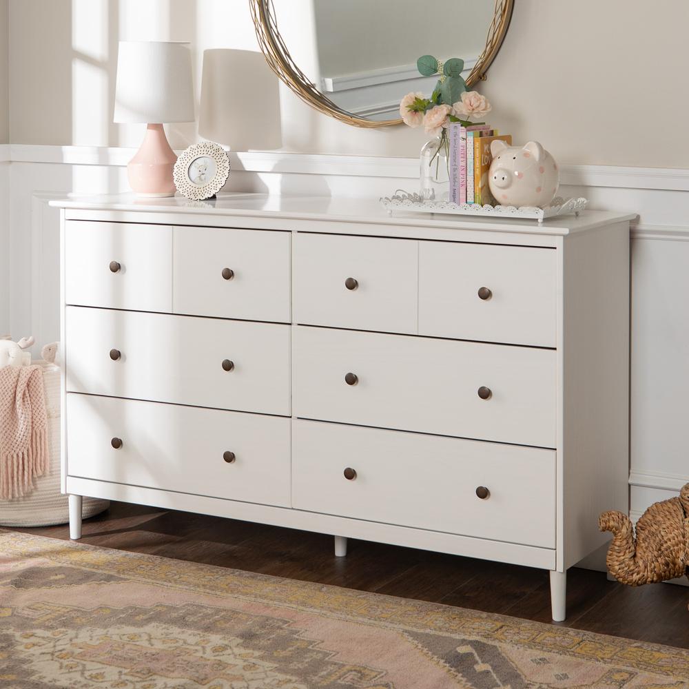 Roomy 6-Drawer Dresser - Classic Pine Collection, Belen Kox. Picture 4