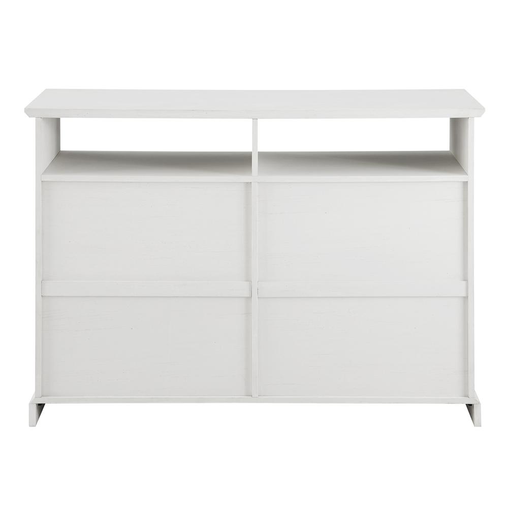 Boden 48" Sliding Glass Door Sideboard - Brushed White. Picture 4