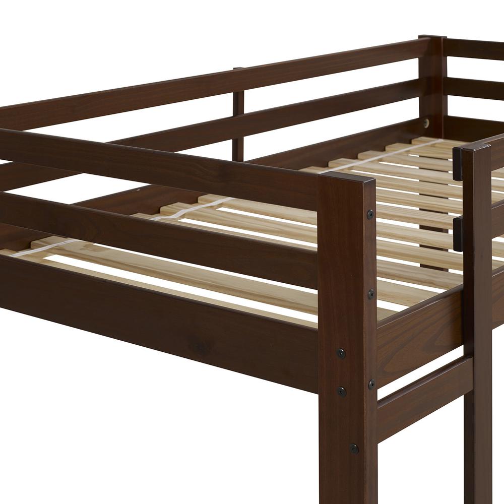 Solid Wood Loft Bed - Walnut. Picture 4