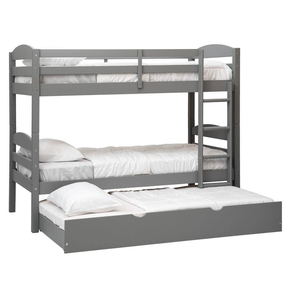 Solid Wood Twin over Twin Bunk Bed and Storage/Trundle Bed. Picture 2