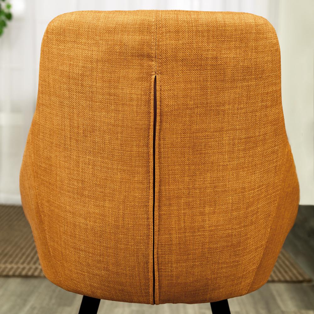 Urban Upholstered Side Chair, Set of 2 - Orange. Picture 4