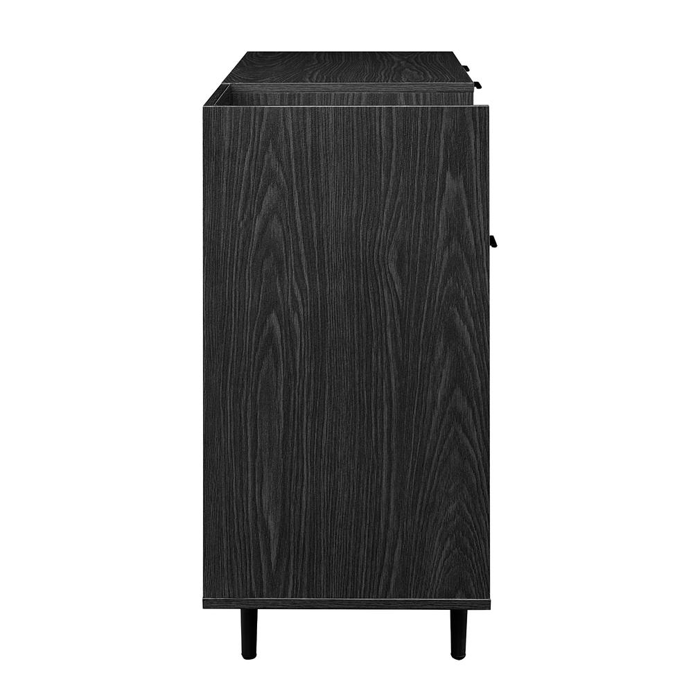 48" Modern 2-Drawer And 2-Door Bar Cabinet - Graphite. Picture 3