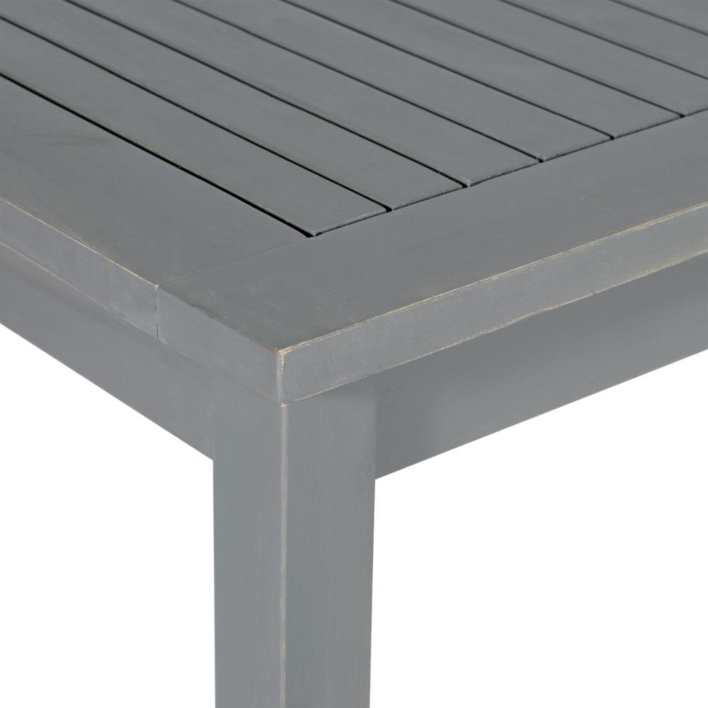 Simple Outdoor Dining Table - Grey Wash. Picture 4
