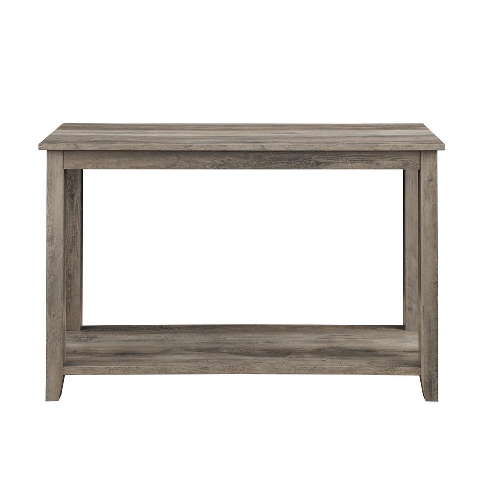 48" Wood Sofa Table - Grey Wash. Picture 2