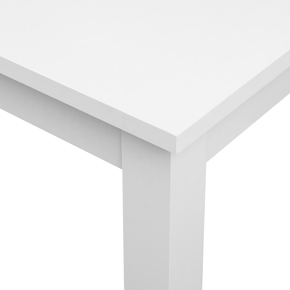 48" Wood Sofa Table - Solid White. Picture 5