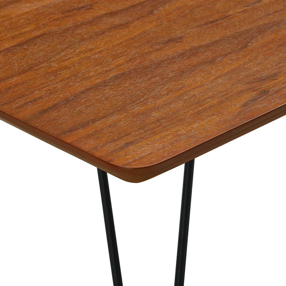 60" Hairpin Wood Dining Table - Walnut. Picture 4
