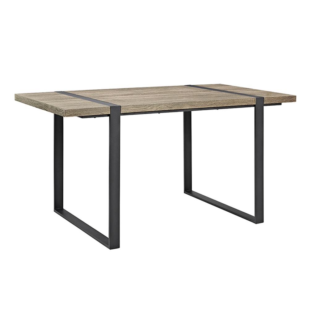 60" Urban Blend Wood Dining Table - Driftwood. Picture 1