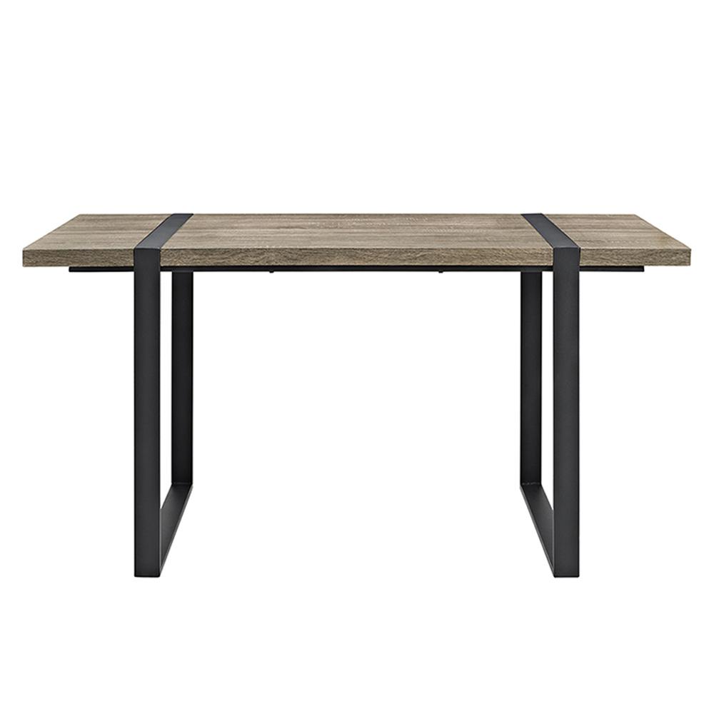 60" Urban Blend Wood Dining Table - Driftwood. Picture 3