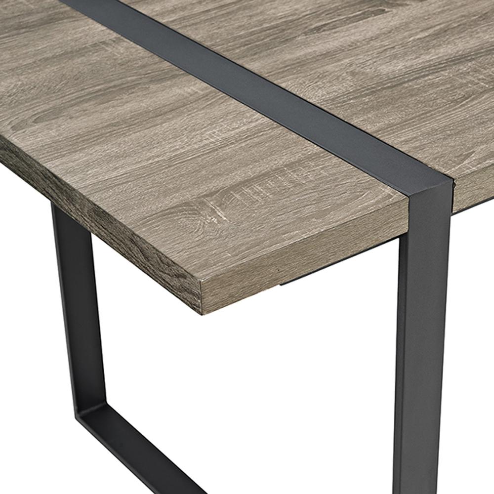 60" Urban Blend Wood Dining Table - Driftwood. Picture 4