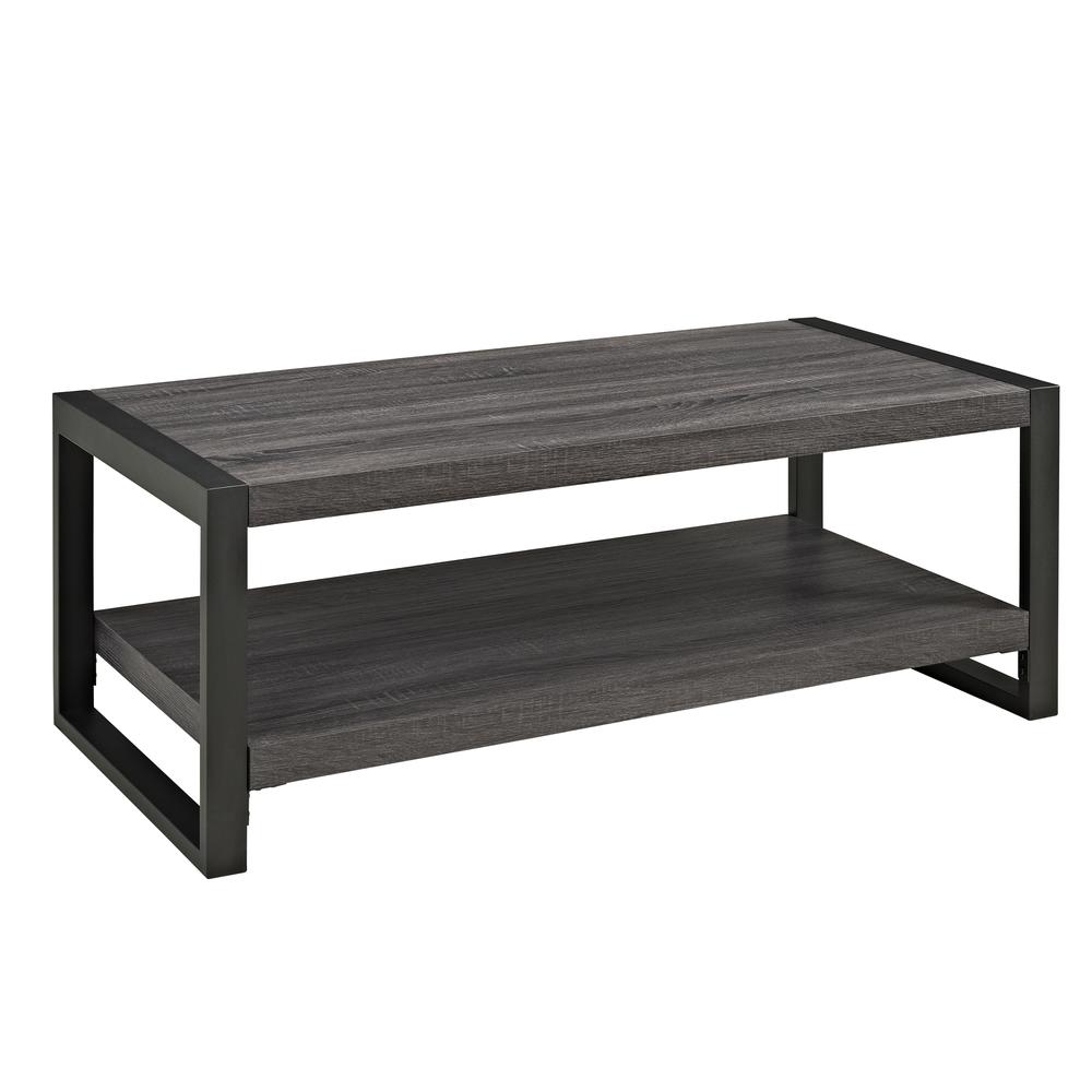 angelo:HOME 48" Coffee Table - Charcoal. Picture 1