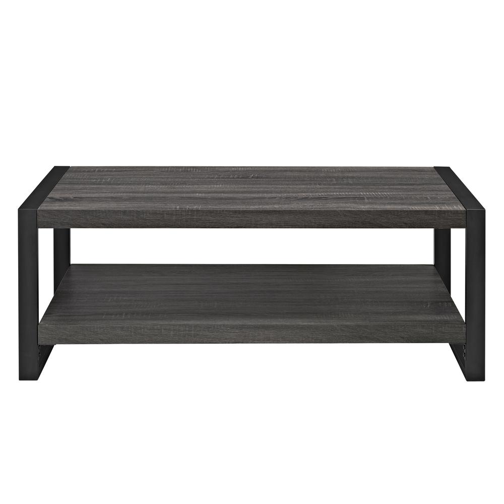 angelo:HOME 48" Coffee Table - Charcoal. Picture 3