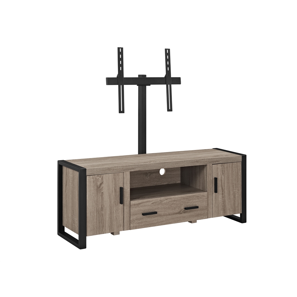 60" Urban Blend TV Stand with Mount - Driftwood/Black