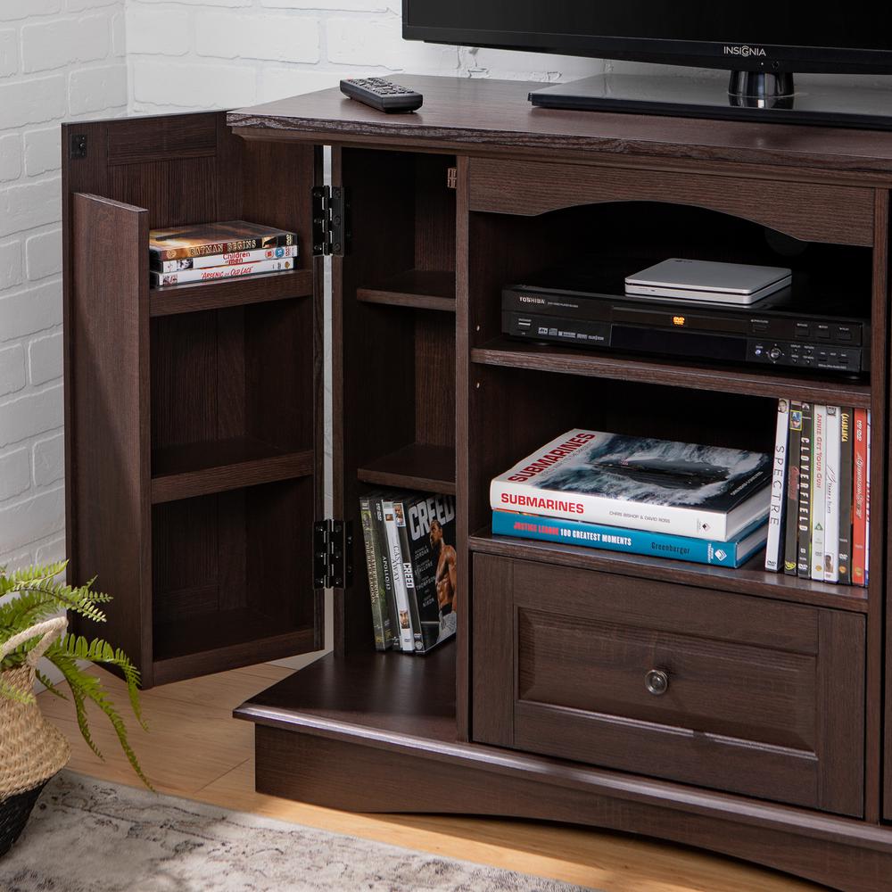 42" Espresso Wood Highboy TV Stand. Picture 3