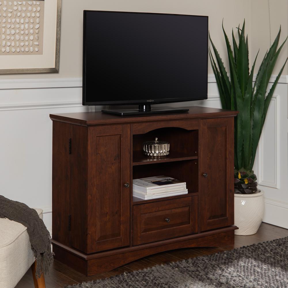 42" Brown Wood TV Stand. Picture 2
