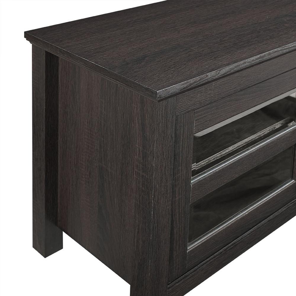 44" Brown Wood TV Stand Console. Picture 4