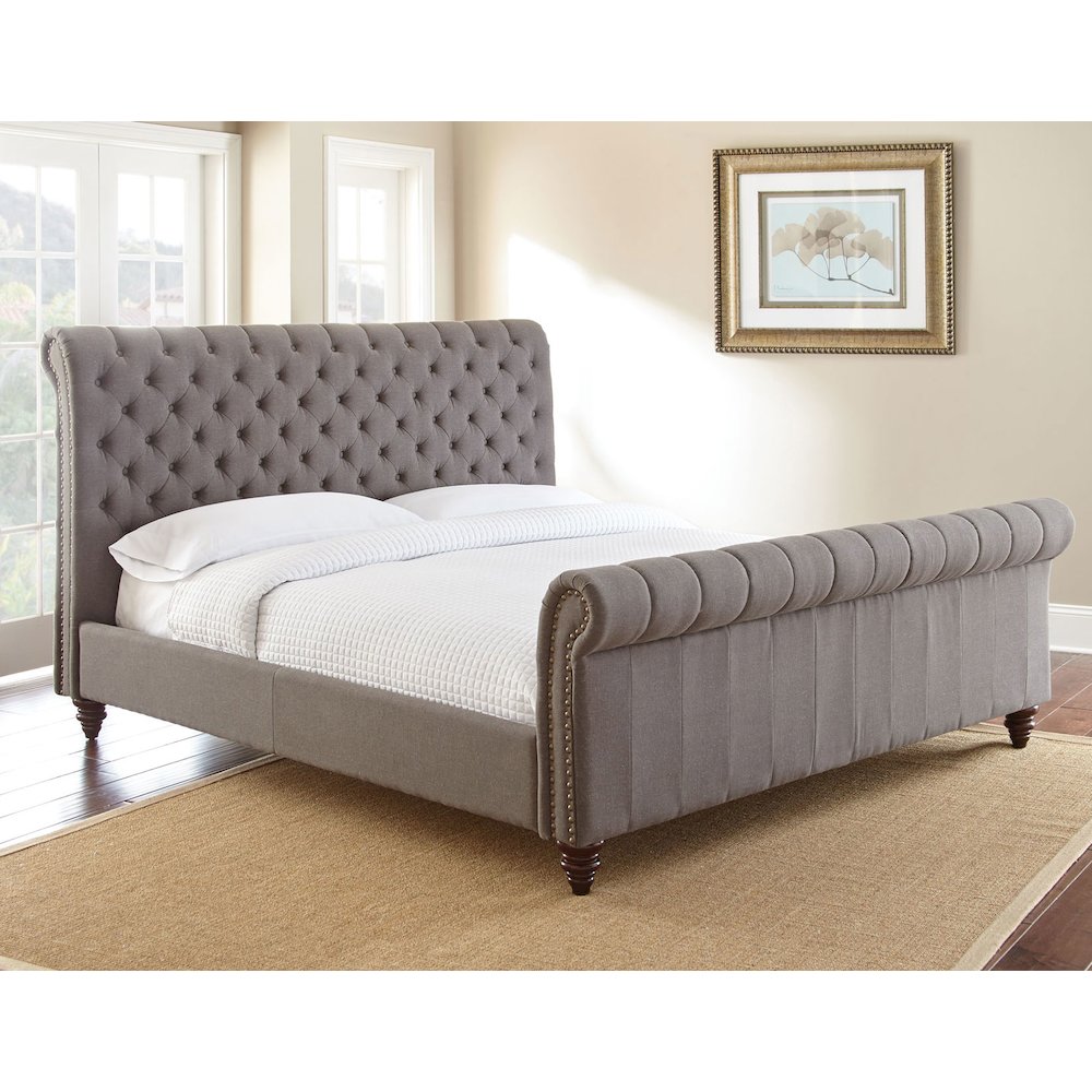 Swanson Queen Bed Gray. Picture 2