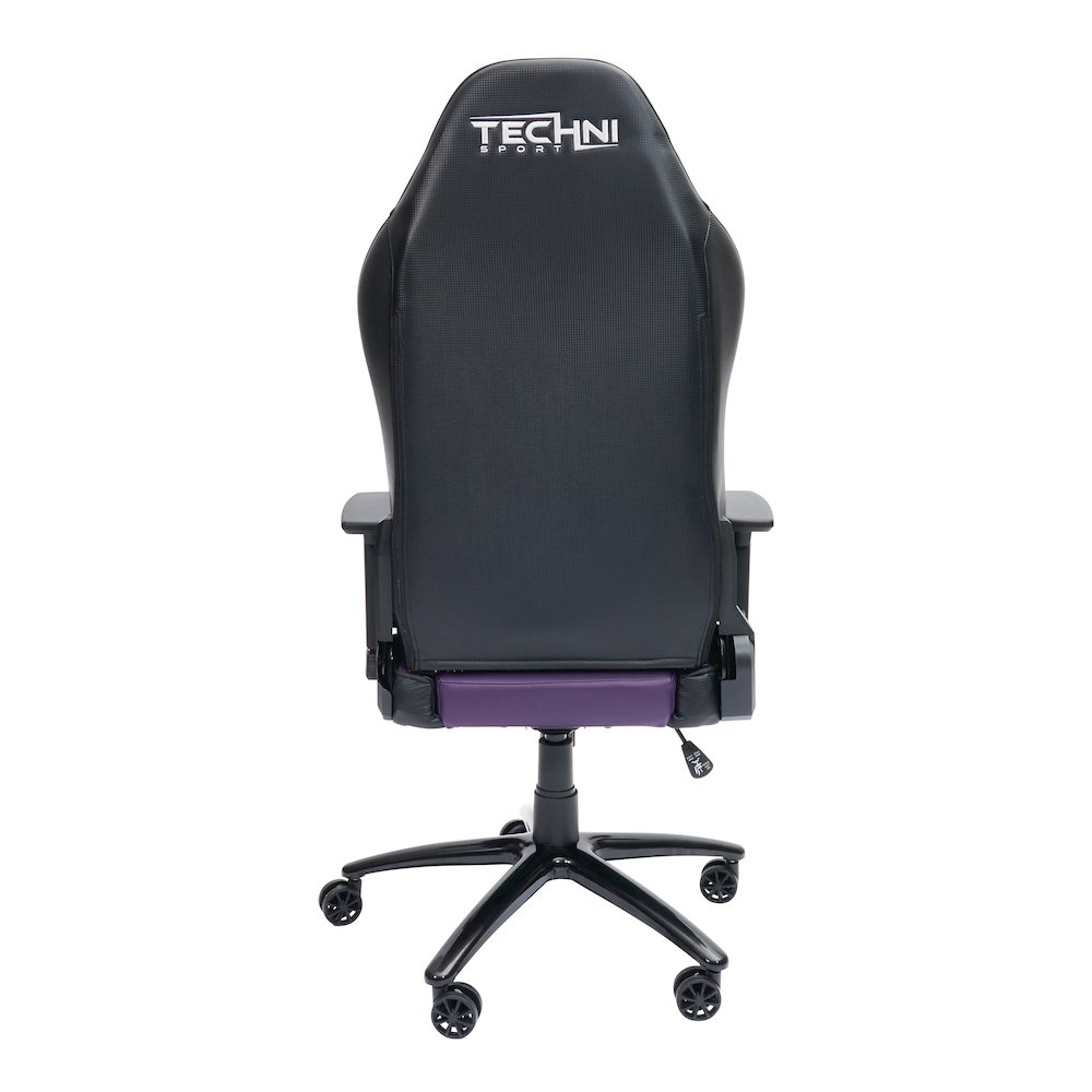 Techni Sport TS-61 Ergonomic High Back Racer Style Video Gaming Chair, Purple/Black. Picture 5