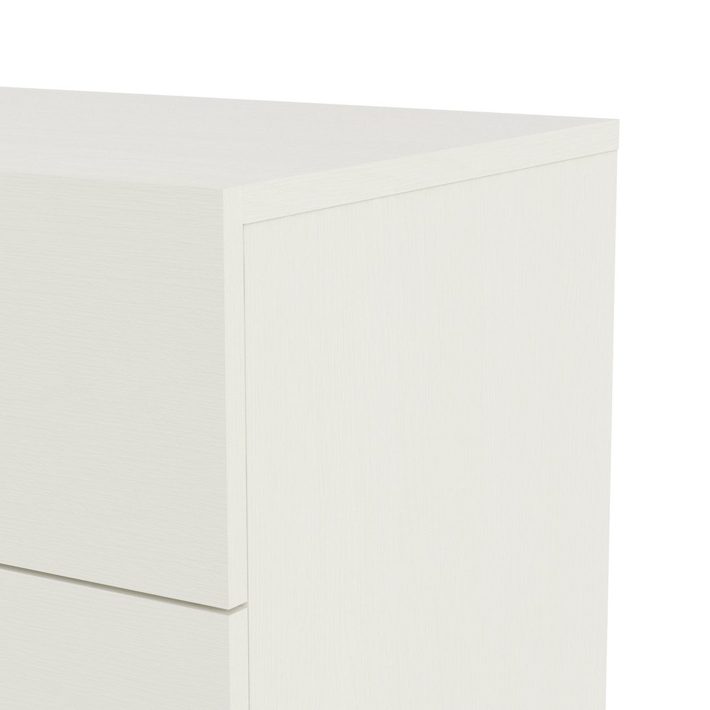 Austin 8 Drawer Double Dresser, White Woodgrain. Picture 5
