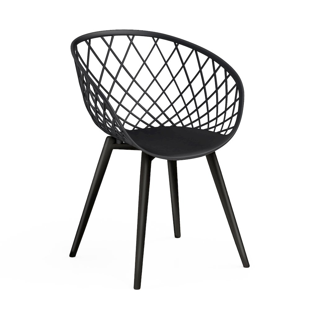 Jamesdar Kurv Chair, Black (Set of 2). Picture 3