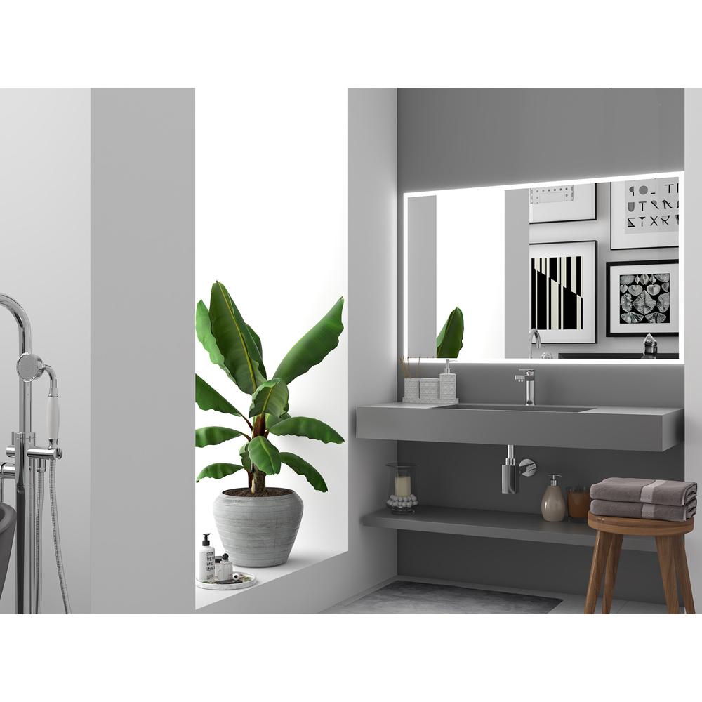 Wall-Mounted  Single Bathroom Sink with Concealed Drain Plate in Gray. Picture 7