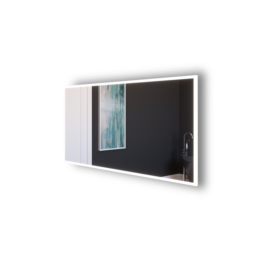 Lisa 60 in. W x 30 in. H Rectangular  Wall-Mount Bathroom Vanity Mirror. Picture 2