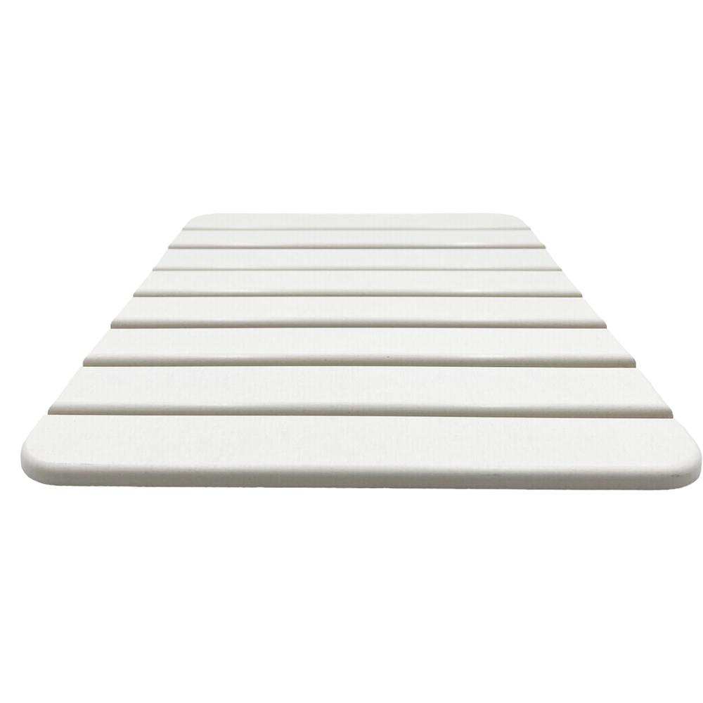 Super Absorbent Diatomite Stone Kitchen Drying Mat - White, Small. Picture 2