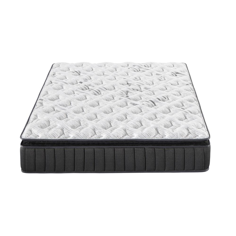 Jowy 12 in. Pocket Spring Hybrid Bed in a Box Mattress, Twin. Picture 2