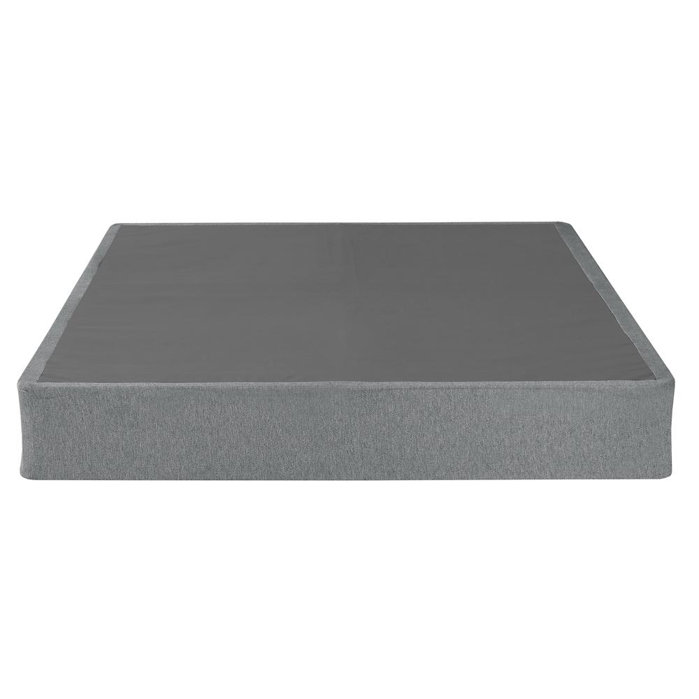 Yuffie 9 in. Foldable Metal Mattress Foundation Box Spring, Cal King. Picture 1