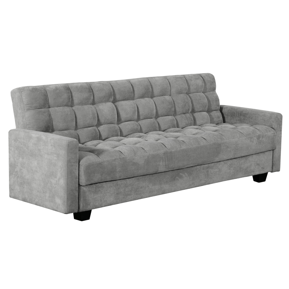 Alen 85 in. Grey Sleeper Sofa with Storage. Picture 2